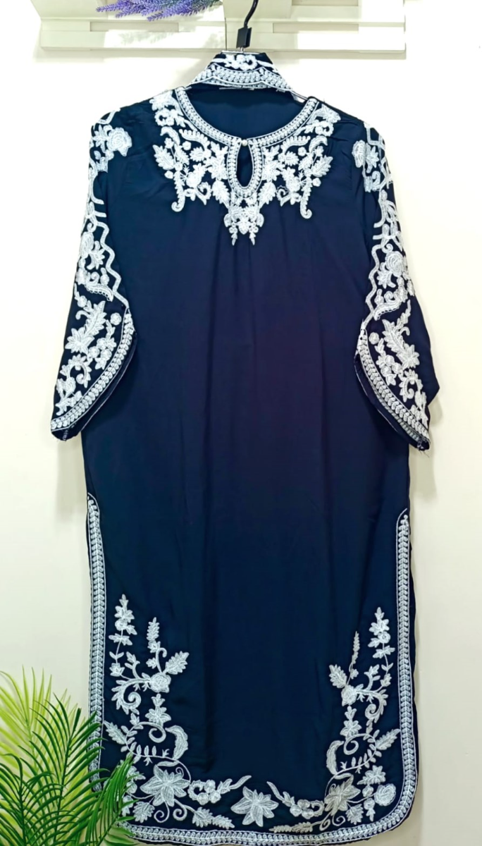 Original Pakistani Stitched 3pcs _ Dark Blue